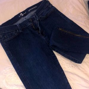 7FAM  skinny jeans size 30